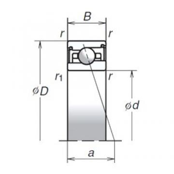 50 mm x 72 mm x 14 mm  NSK 50BNR29XV1V Eco-friendly Super Rodamientos de bolas de contacto angular de alta velocidad