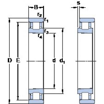 80 mm x 125 mm x 22 mm  SKF N 1016 KPHA/SP Elección libre de rodamientos de precisión de disposición