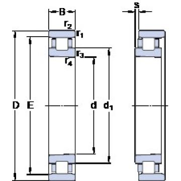 60 mm x 95 mm x 18 mm  SKF N 1012 KTN/HC5SP Cabeza de trabajo Rodamiento de husillo