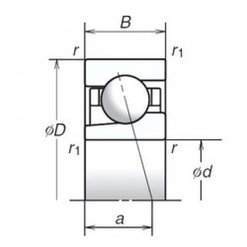 10 mm x 30 mm x 9 mm  NSK 10BGR02H Elección libre de rodamientos de precisión de disposición