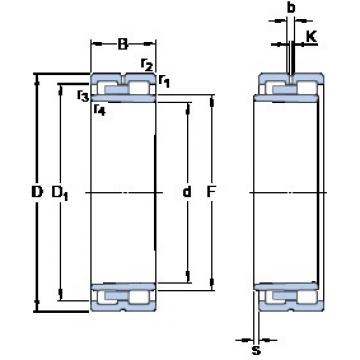 240 mm x 320 mm x 80 mm  SKF NNU 4948 BK/SPW33 aplicaciones aeroespaciales Rodamientos de precisión