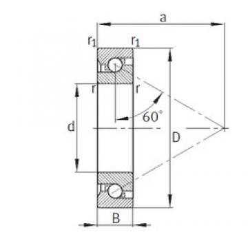 25 mm x 52 mm x 15 mm  FAG 7602025-TVP Elección libre de rodamientos de precisión de disposición