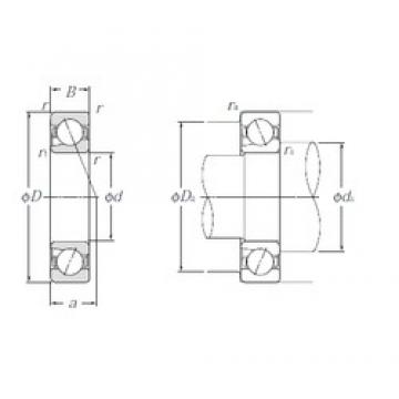 12 mm x 28 mm x 8 mm  NTN 5S-BNT001 Diseño especial de jaula de poliamida Rodamientos de precisión