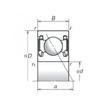 10 mm x 26 mm x 8 mm  NSK 10BSA10T1X Eco-friendly Rodamientos de bolas de contacto angular de alta velocidad