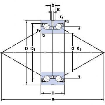 SKF BEAS 012042-2RS Cabeza de trabajo Rodamiento de husillo