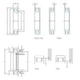 40 mm x 68 mm x 15 mm  SKF N 1008 KTNHA/HC5SP ACTBB sellado para rodamiento de soporte de tornillo de bola