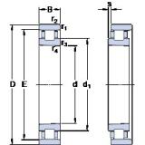 40 mm x 68 mm x 15 mm  SKF N 1008 KTN/HC5SP Disposición dúplex consecutiva Rodamientos