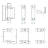 170 mm x 260 mm x 42 mm  SKF 7034 ACD/P4A Diseño especial de jaula de poliamida Rodamientos de precisión