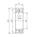 60 mm x 95 mm x 26 mm  NACHI NN3012K Eco-friendly Super Rodamientos de bolas de contacto angular de alta velocidad