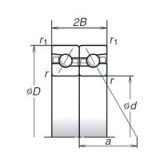 110 mm x 170 mm x 27 mm  NSK 110BTR10H disposiciones habituales Rodamientos de precisión