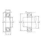 17 mm x 40 mm x 12 mm  NTN 5S-BNT203 Cabeza de trabajo Rodamiento de husillo