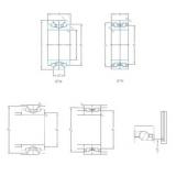 100 mm x 150 mm x 22,5 mm  SKF BTM 100 BTN9/P4CDB disposiciones habituales Rodamientos de precisión