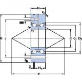 SKF BEAM 030080-2RS/PE disposiciones habituales Rodamientos de precisión